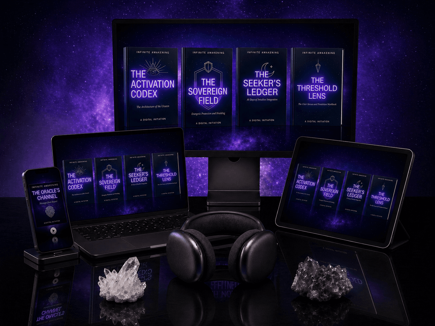 The Psychic Activation Program on laptop, tablet, and phone